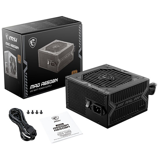 Alimentation PC MSI MAG A650BN - Autre vue