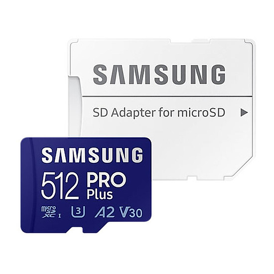 Carte mémoire Samsung PRO Plus microSD 512 Go