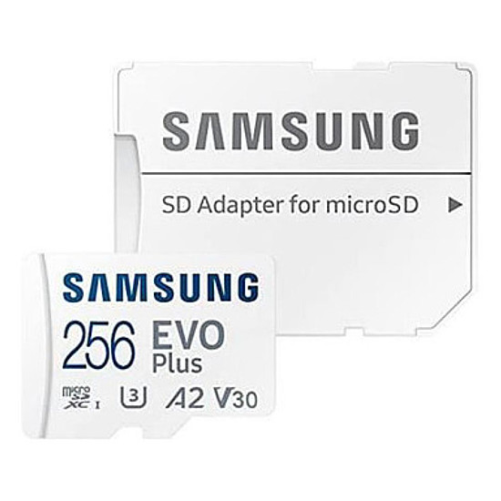 Carte mémoire Samsung EVO Plus microSD 256 Go