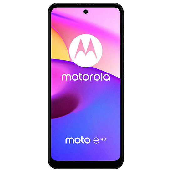 Smartphone et téléphone mobile Motorola Moto E40 Noir