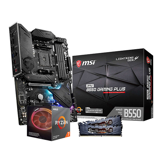 Kit upgrade PC AMD Ryzen 7 3800X - MSI B550 - RAM 16 Go