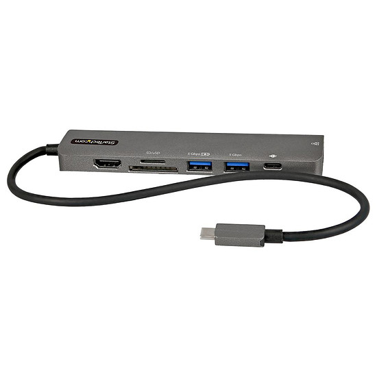 Station d'accueil PC portable StarTech.com Adaptateur multiport USB-C - Power Delivery 100 W