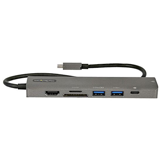 Station d'accueil PC portable StarTech.com Adaptateur multiport USB-C - Power Delivery 100 W - Autre vue