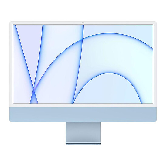 Mac et iMac Apple iMac (2021) 24" 512 Go Bleu (MJV93FN/A-16GB-512GB-MKPVTID)