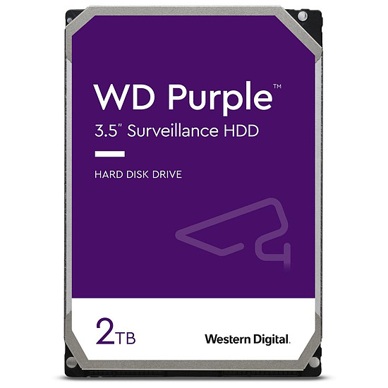 Disque dur interne Western Digital WD Purple - 2 To - 256 Mo