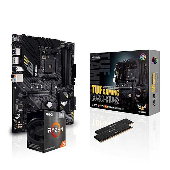 Kit upgrade PC AMD Ryzen 5 5600G - Asus B550 - RAM 16 Go 3200 MHz