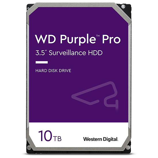 Disque dur interne Western Digital WD Purple Pro - 10 To - 256 Mo