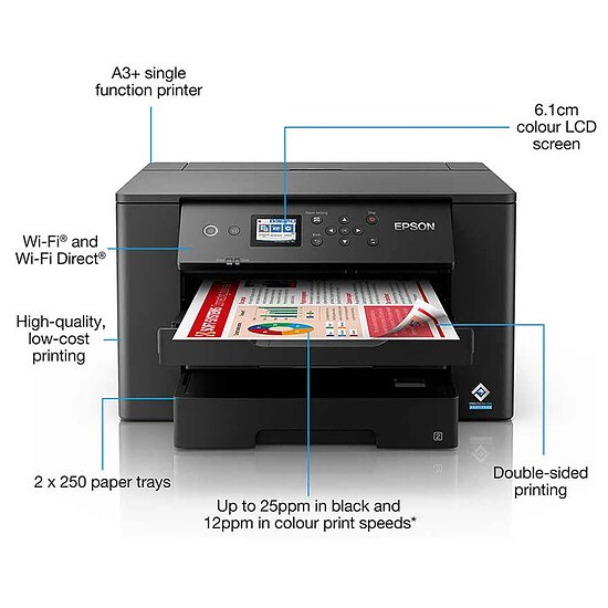 Imprimante jet d'encre Epson WorkForce WF-7310DTW - Autre vue