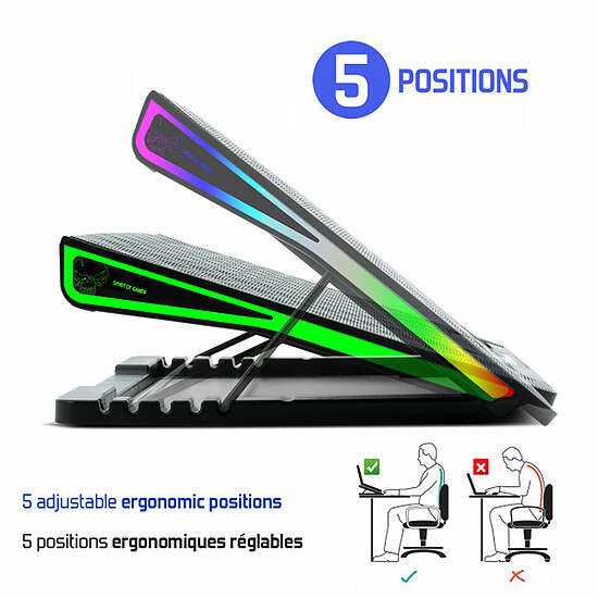 Refroidisseur PC portable Spirit of Gamer Airblade 800 - Autre vue
