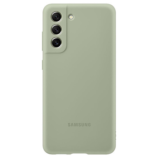 Coque et housse Samsung Coque Silicone Vert olive - Galaxy S21 FE