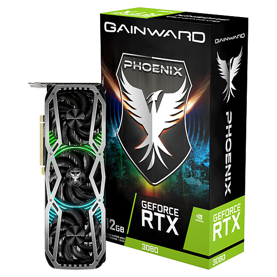 Carte graphique Gainward GeForce RTX 3080 Phoenix 12G (LHR)