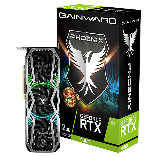 Carte graphique Gainward GeForce RTX 3080 Phoenix GS 12G (LHR)