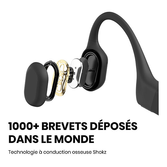 Casque Audio Shokz OpenRun USB-C Noir - Casque sans fil  - Autre vue