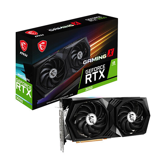 Carte graphique MSI GeForce RTX 3050 GAMING X