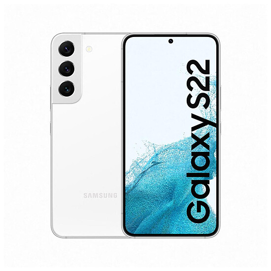 Smartphone et téléphone mobile Samsung Galaxy S22 5G (Blanc) - 256 Go - 8 Go