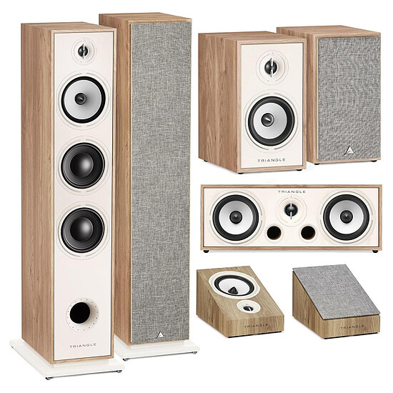 Enceintes HiFi / Home-Cinéma Triangle Pack Borea BR08 Chêne Clair 5.0.2 - Autre vue