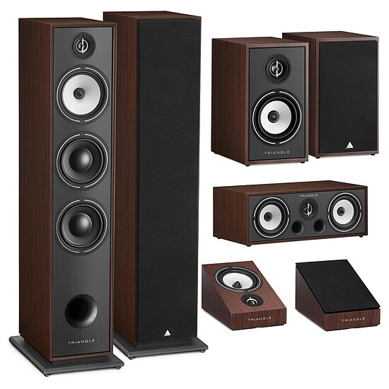 Enceintes HiFi / Home-Cinéma Triangle Pack Borea BR08 Noyer 5.0.2 - Autre vue