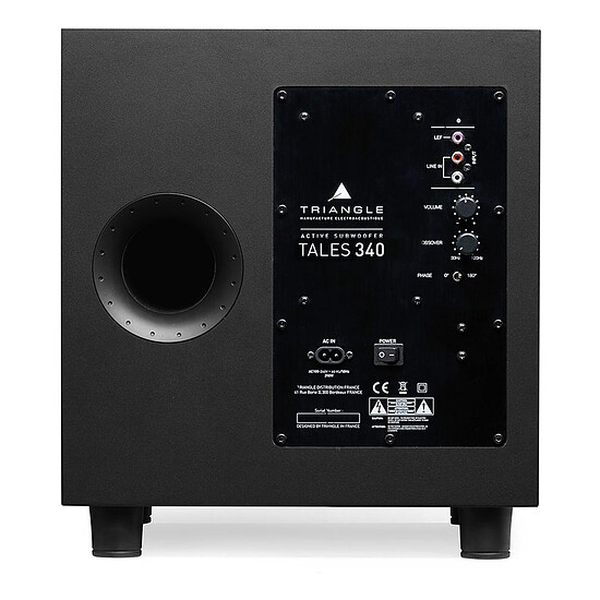 Subwoofer / Caisson de basses Triangle Tales 340 Noir - Autre vue