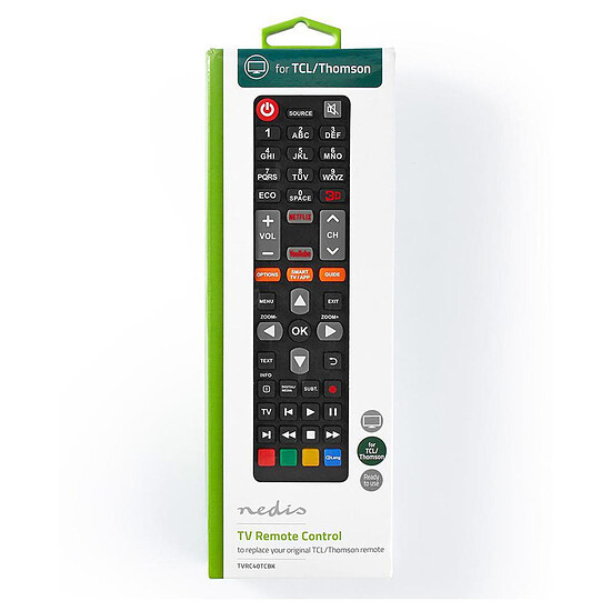 Télécommande Nedis TVRC40TCBK - Autre vue