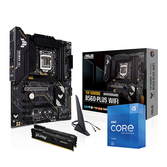 Kit upgrade PC Intel Core i5 11600KF - Asus B560 - RAM 16Go