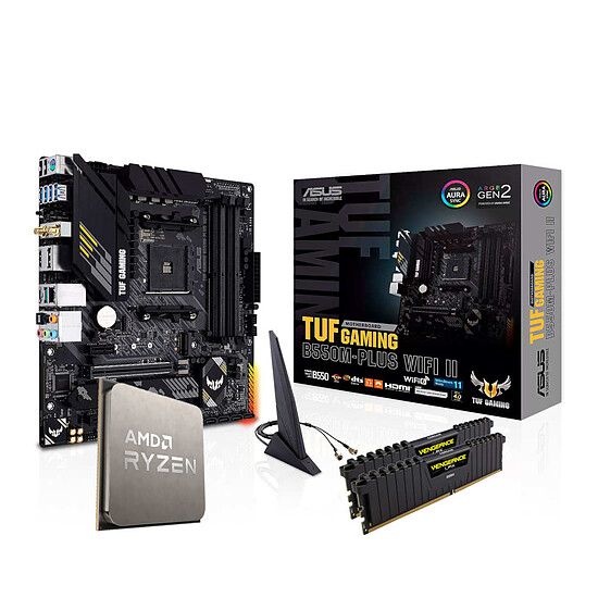 Kit upgrade PC AMD Ryzen 5 5650G - Asus B550 - RAM 16 Go 3600 MHz