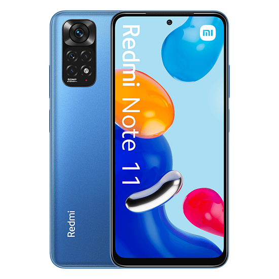 Smartphone et téléphone mobile Xiaomi Redmi Note 11 (bleu) - 128 Go