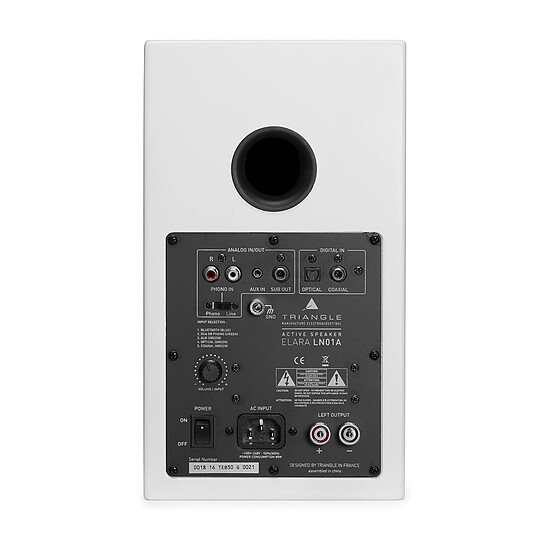 Mini-chaine Teac TN-180BT-A3 Noir + Triangle Elara LN01A Blanc mat - Autre vue