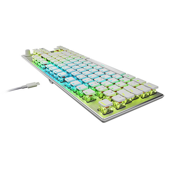 Clavier PC Roccat Vulcan TKL Pro - Roccat Titan Linear Optical - Blanc - Autre vue