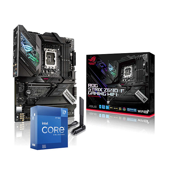 Kit upgrade PC Intel Core i7 12700KF - Asus ROG STRIX Z690-F