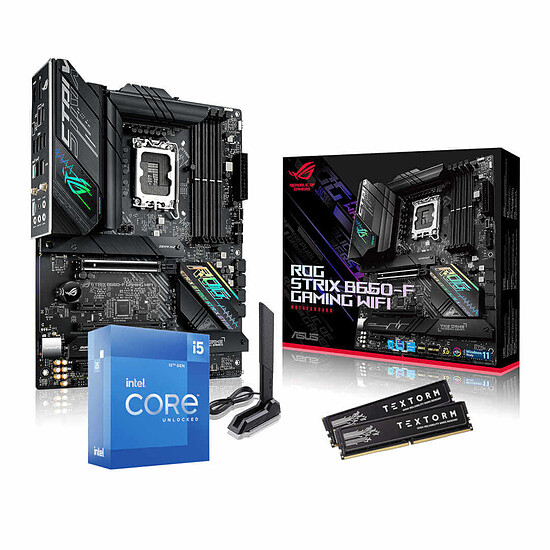 Kit upgrade PC Intel Core i5 12600K - Asus B660 - RAM 16 Go DDR5