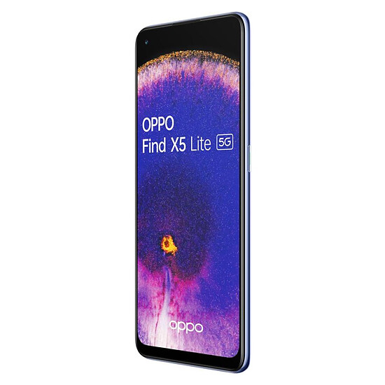 Smartphone reconditionné Oppo Find X5 Lite 5G Bleu - 256 Go - 8 Go · Reconditionné - Autre vue