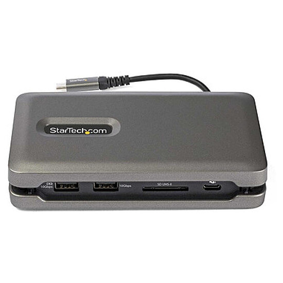 Station d'accueil PC portable StarTech.com Adaptateur multiport USB-C vers HDMI 4K 60 Hz, Hub USB 2 ports, SD/microSD et Power Delivery 100W - Autre vue