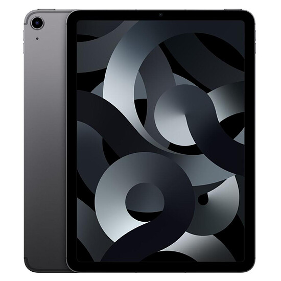 Tablette Apple iPad Air 2022 10,9 pouces Wi-Fi + Cellular - 256 Go - Gris sidéral (5 ème génération)