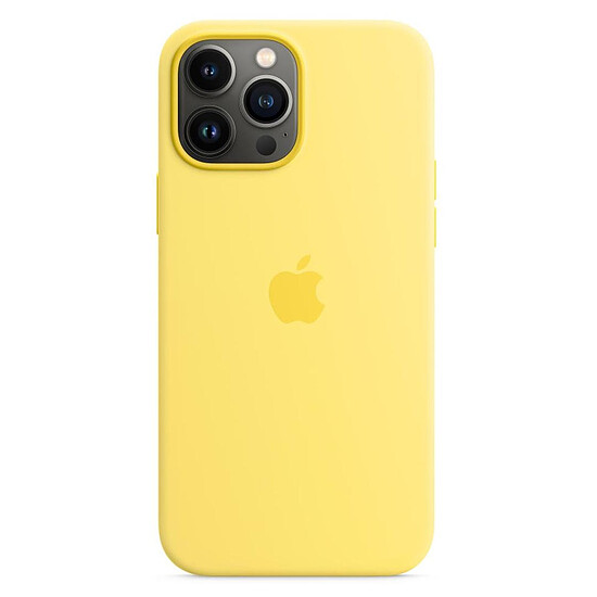 Coque et housse Apple Coque en silicone avec MagSafe pour iPhone 13 Pro Max - Zeste de Citron