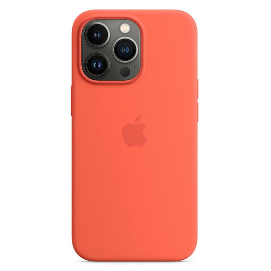 Coque et housse Apple Coque en silicone avec MagSafe pour iPhone 13 Pro - Nectarine
