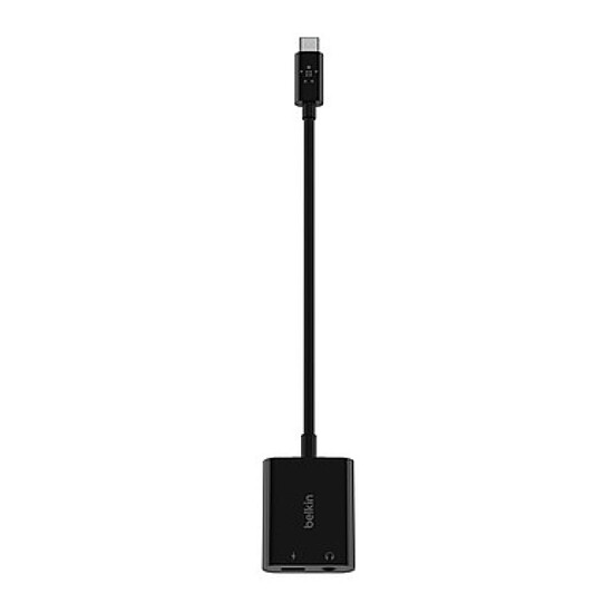 Adaptateurs et câbles Belkin Adaptateur USB-C vers Jack et USB-C pour charge - Autre vue