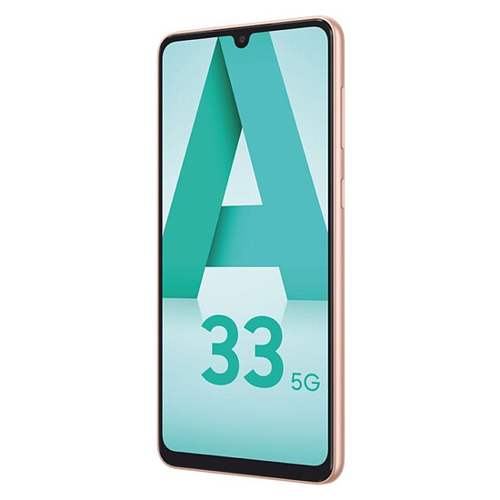 Smartphone reconditionné Samsung Galaxy A33 5G (Pêche) - 128 Go · Reconditionné - Autre vue