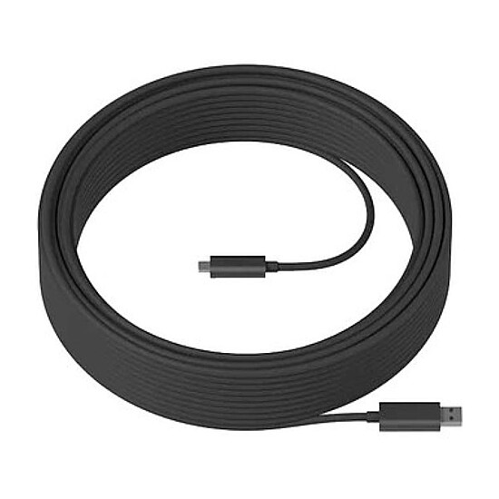 Adaptateurs et câbles Logitech Strong Câble SuperSpeed extra long USB-A vers USB-C - 25 m