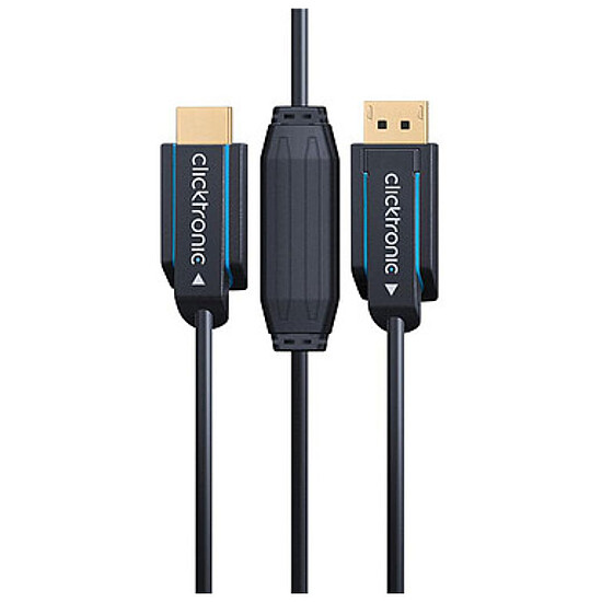 Adaptateur HDMI Clicktronic câble adaptateur actif DisplayPort / HDMI 2.0 - 10 m - Autre vue