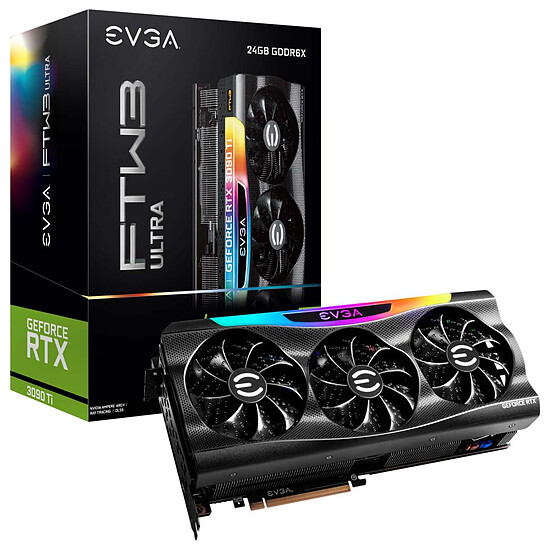 Carte graphique EVGA GeForce RTX 3090 Ti FTW3 ULTRA GAMING (LHR)