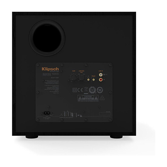 Subwoofer / Caisson de basses Klipsch Subwoofer R-101SW - Noir - Autre vue