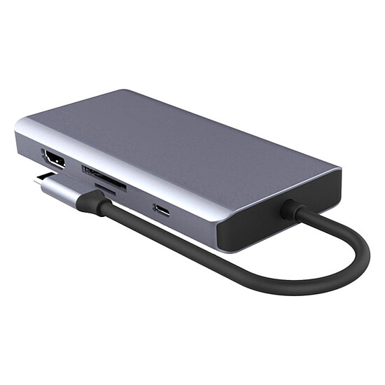 Adaptateurs et câbles Akashi Hub USB Type-C 9-en-1 - Autre vue