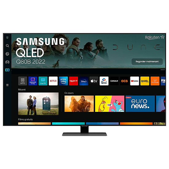 TV Samsung QE55Q80B - TV QLED 4K UHD HDR - 138 cm