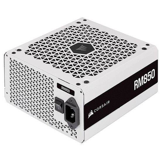 Alimentation PC Corsair RM850 (2021) - Blanc - Autre vue