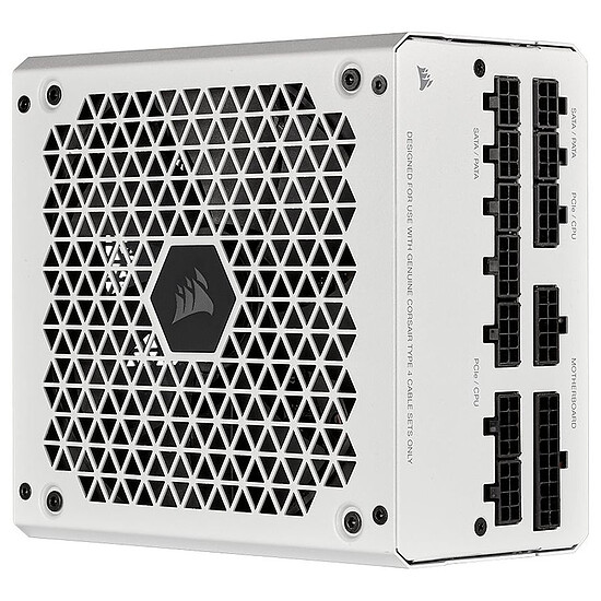 Alimentation PC Corsair RM850 (2021) - Blanc - Autre vue