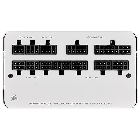 Alimentation PC Corsair RM850 (2021) - Blanc - Autre vue