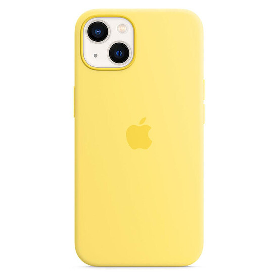 Coque et housse Apple Coque en silicone avec MagSafe pour iPhone 13 - Zeste de Citron