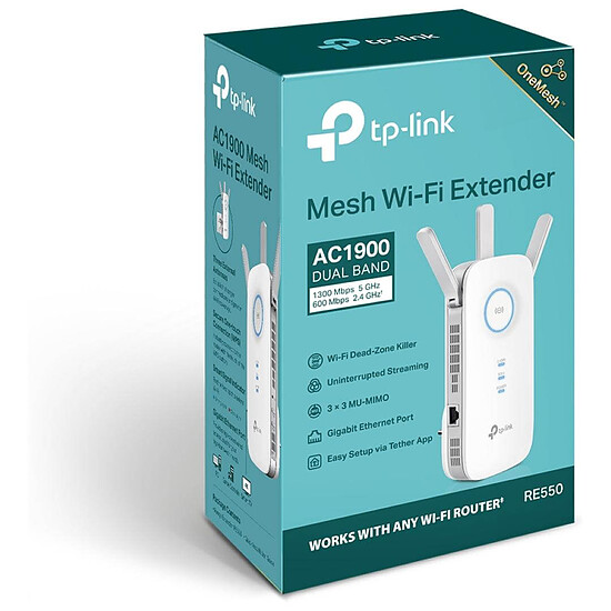 Répéteur Wi-Fi TP-Link RE550 - Répéteur Wifi AC1900 - Autre vue