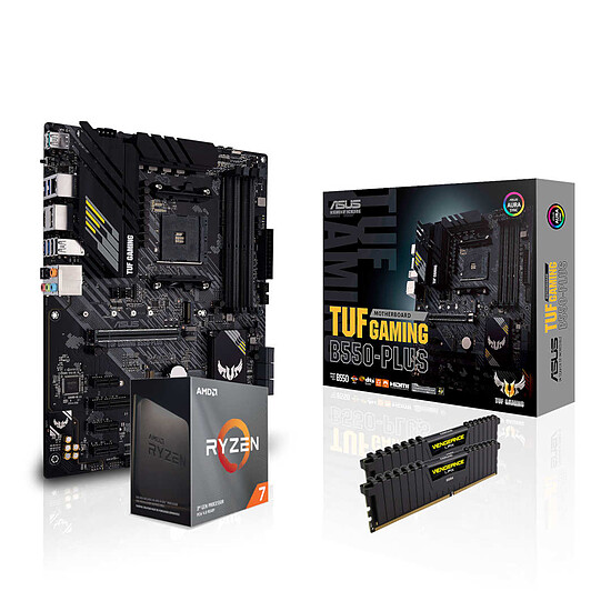 Kit upgrade PC AMD Ryzen 7 5700X - Asus B550 - RAM 16 Go 3200 MHz