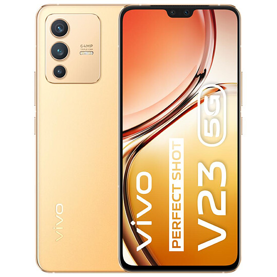 Smartphone Vivo V23 5G (Or) - 256 Go